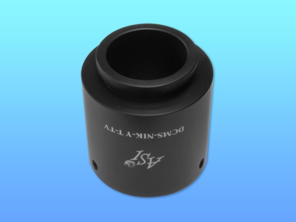 Adapter for DCMS to attach to Nikon Upright scopes via Nikon Y T-TV tube